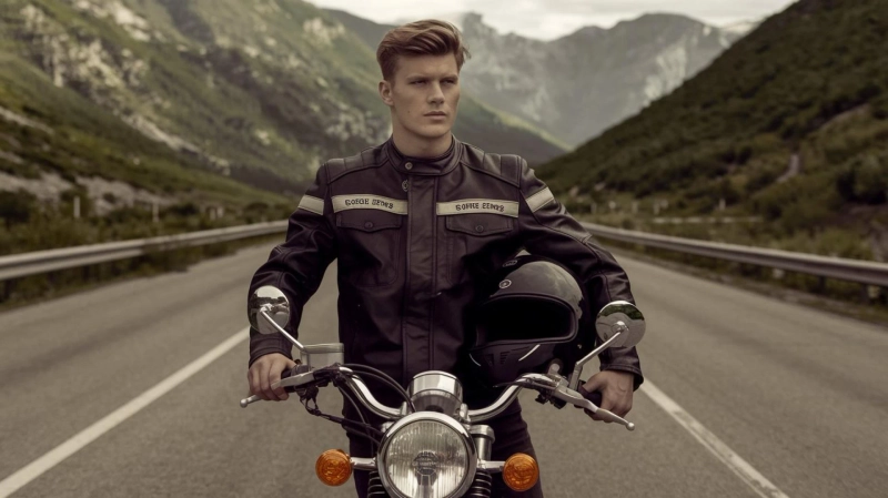 Side laces leather motorcycle vests for Sale in USA