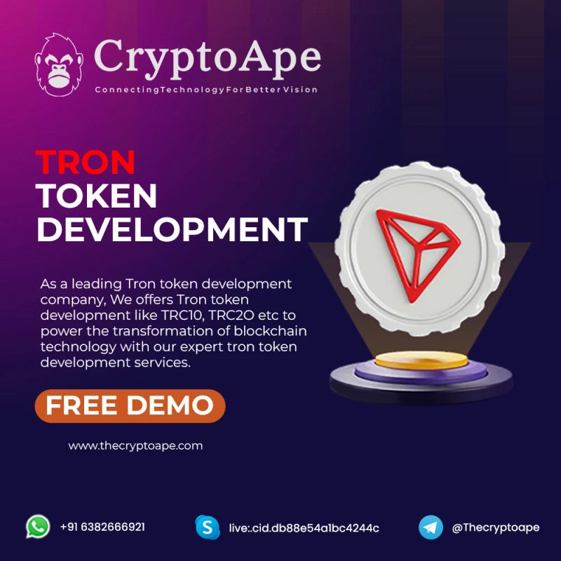 Leveraging The Benefits Of Tron Token Development For Your Business