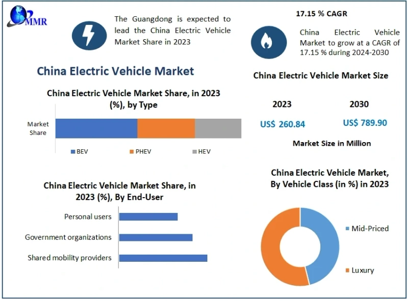 China Electric Vehicle Market Segmentation and Growth 2023-2030