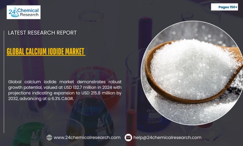Calcium Iodide Market Growth Accelerates with Pharma Demand and Energy Innovations