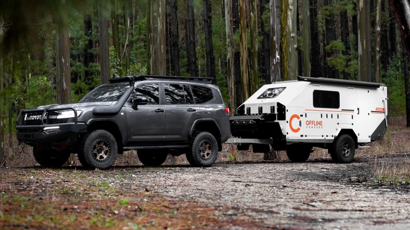 Enjoy the ultimate flexibility and off-road capability with a modern caravan
