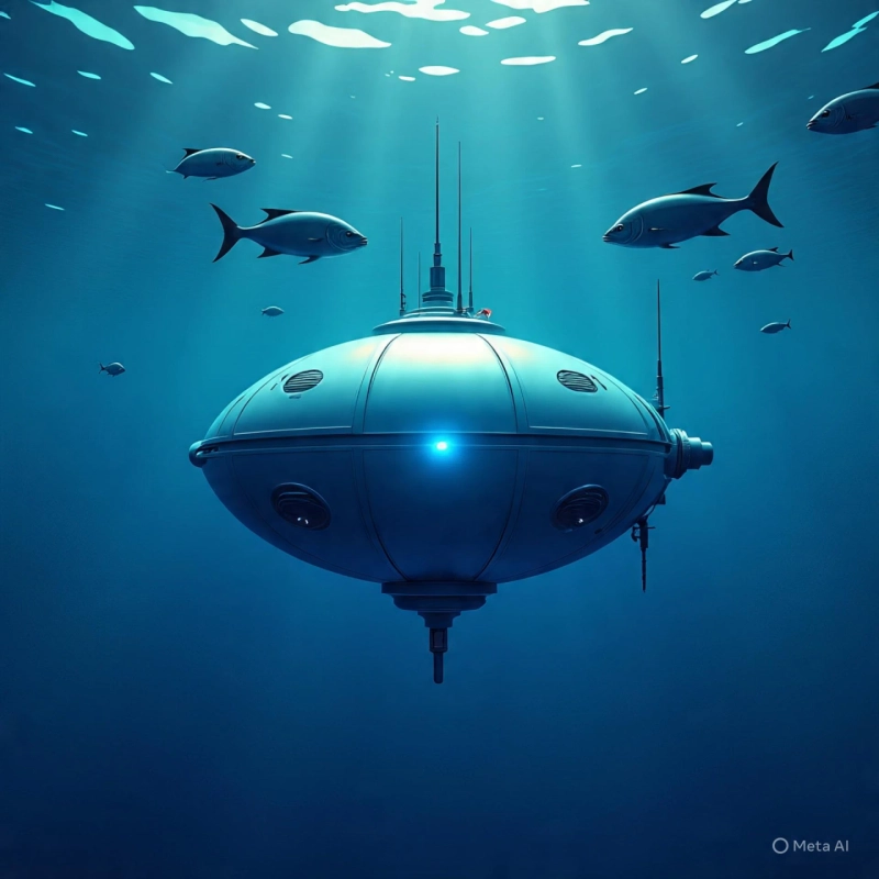 Underwater Sonar Pod: Exploring the Hidden Ocean Depths