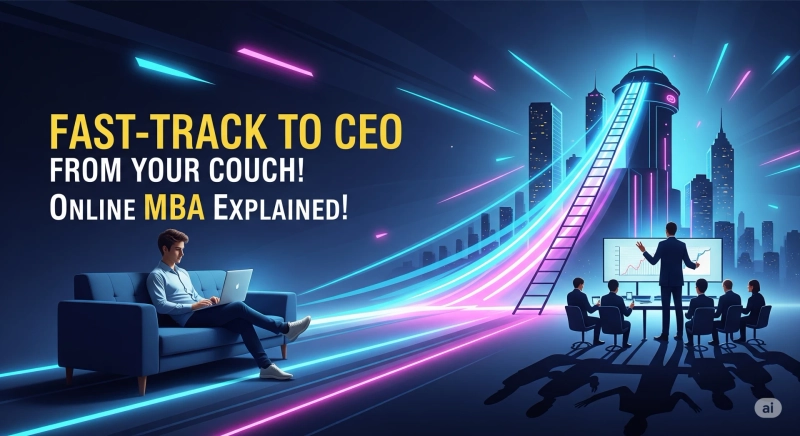 Fast-Track to CEO from Your Couch! Online MBA Explained!