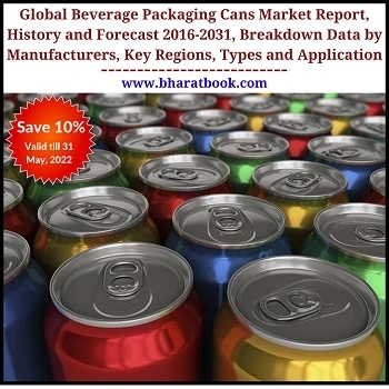 Global Beverage Packaging Cans Market Report, History and Forecast 2016-2031, Breakdown Data by Manufacturers, Key Regions, Types and Application