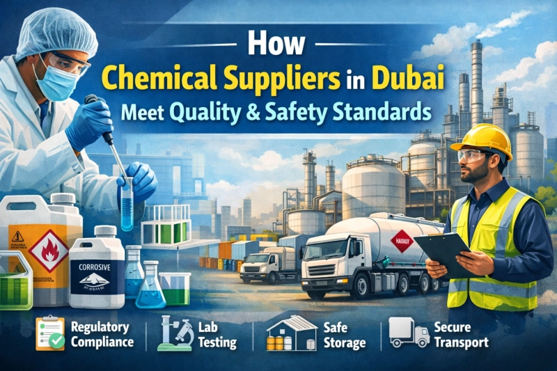 How Chemical Suppliers in Dubai Meet Quality and Safety Standards