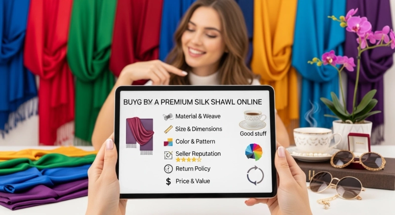 The Ultimate Checklist Before You Buy a Premium Silk Shawl Online
