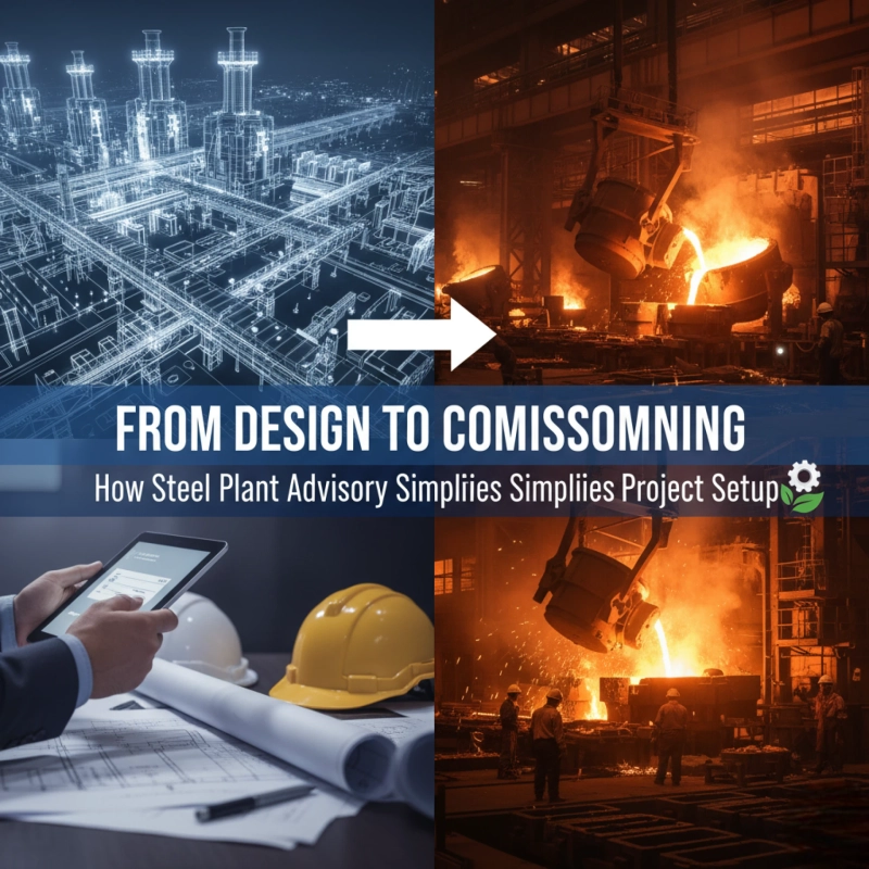From Design to Commissioning: How Steel Plant Advisory Simplifies Project Setup
