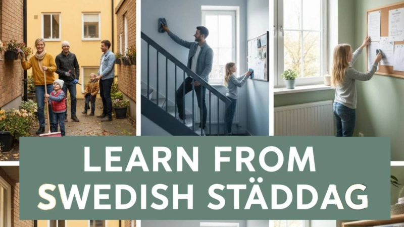 Turn Cleaning Into a Community Habit: Lessons from the Swedish Städdag Tradition