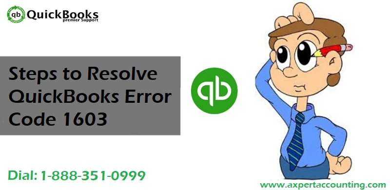 Learn how to fix QuickBooks error 1603