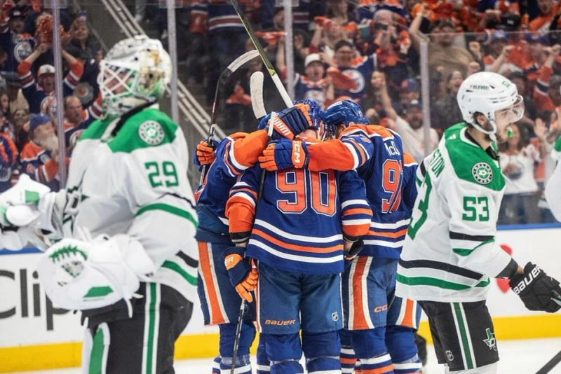 Oilers Beat Stars 4-1