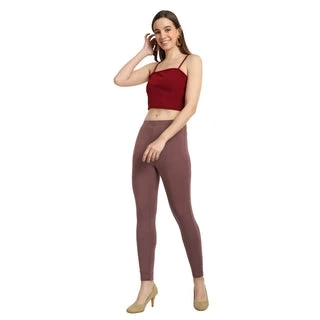 Light Brown Leggings Styling Ideas for Office, Home, and Travel