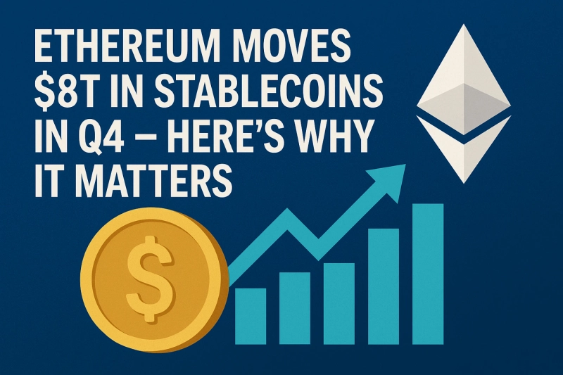 Ethereum Moves $8T in Stablecoins in Q4 — Here’s Why It Matters
