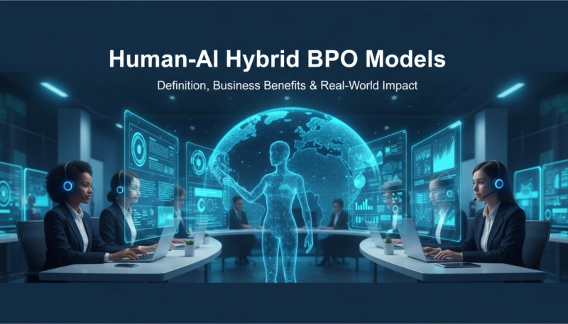 Human-AI Hybrid BPO Models: Definition, Business Benefits & Real-World Impact in 2026