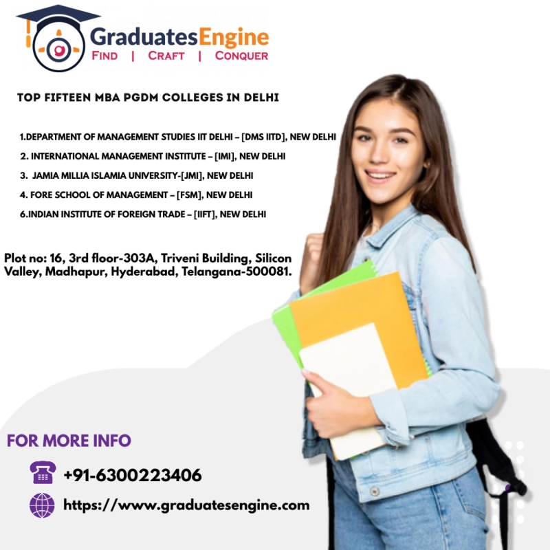 Top Fifteen MBA/PGDM Colleges in Delhi