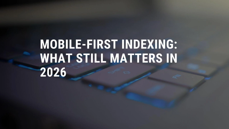 Mobile-First Indexing: What Still Matters in 2026