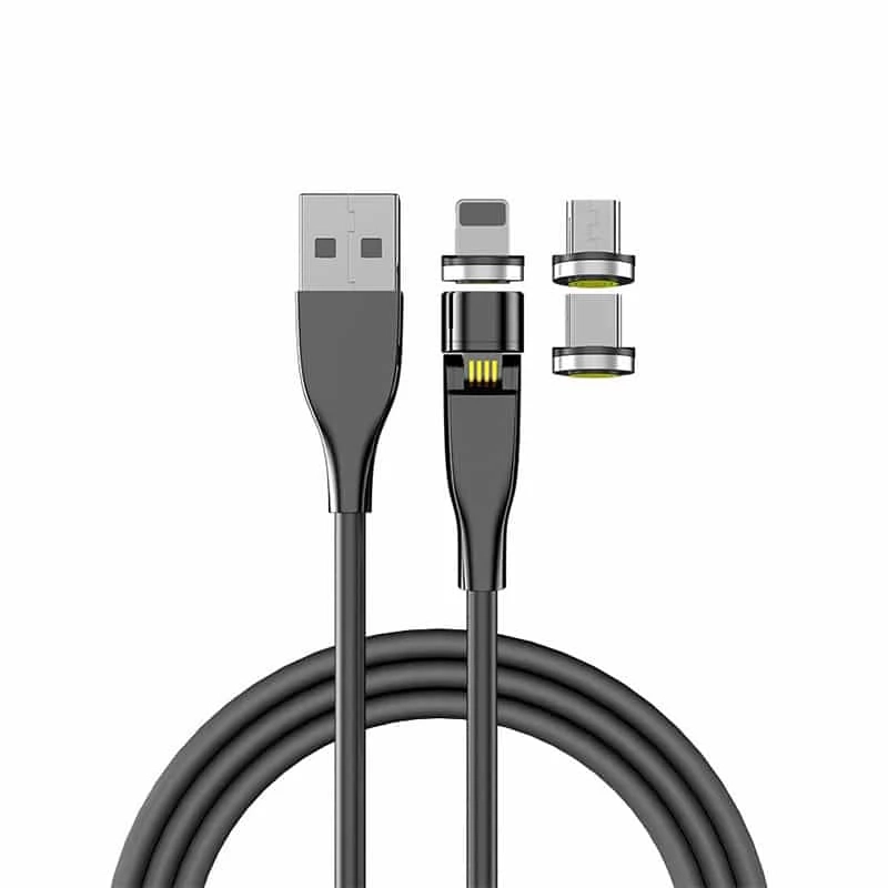 Buy the best 3 Head Tips Changeable Magnetic Data Cables In Stock