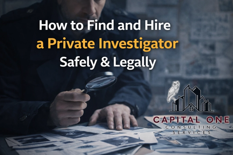 How to Find and Hire a Private Investigator Safely & Legally