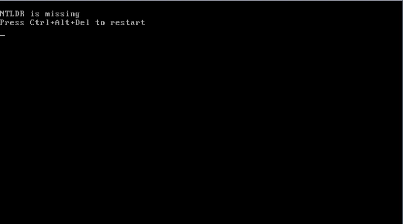 How to Fix “NTLDR Is Missing: Press Ctrl + Alt + Del to Restart” Error