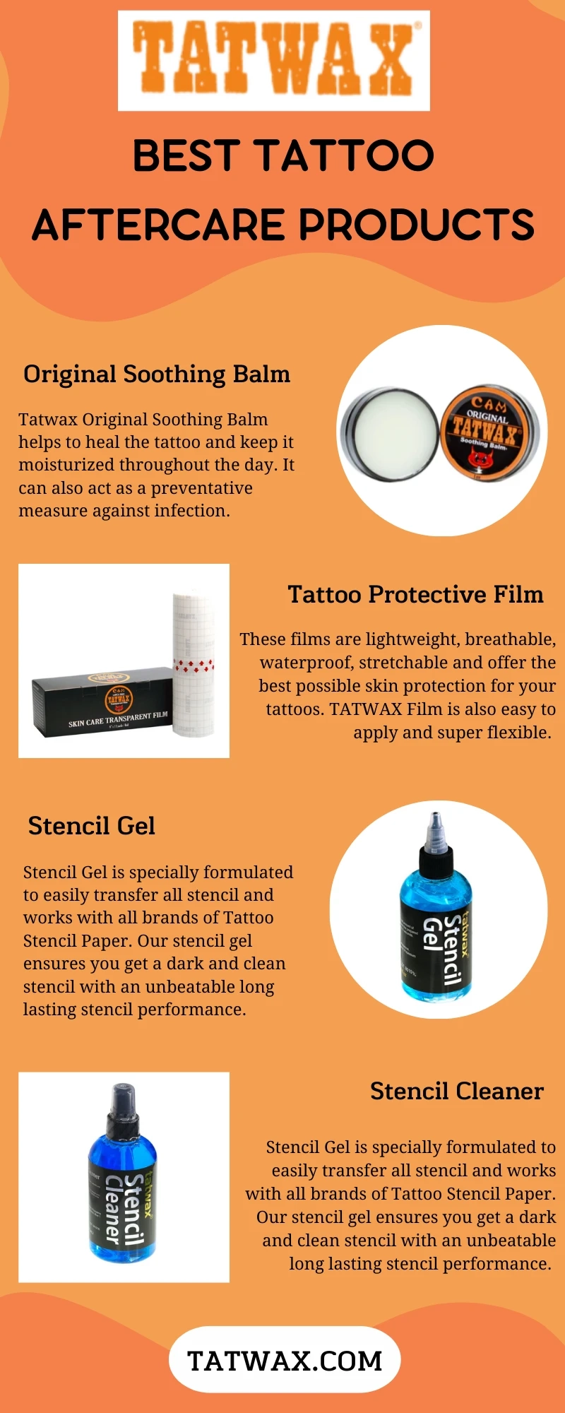 Buy Best Tattoo Aftercare Products at TATWAX.COM