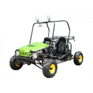 What are some popular brands known for producing quality 110cc go-karts?