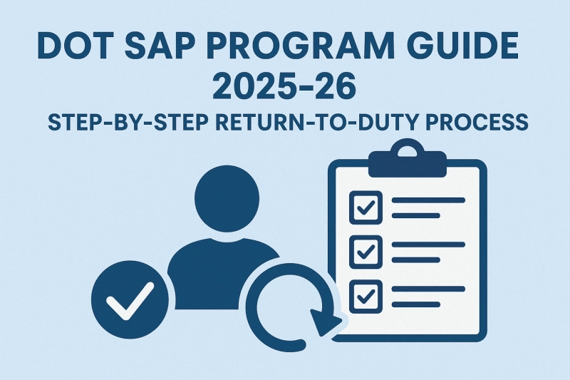 DOT SAP Program Guide 2025–26: Step-by-Step Return-to-Duty Process