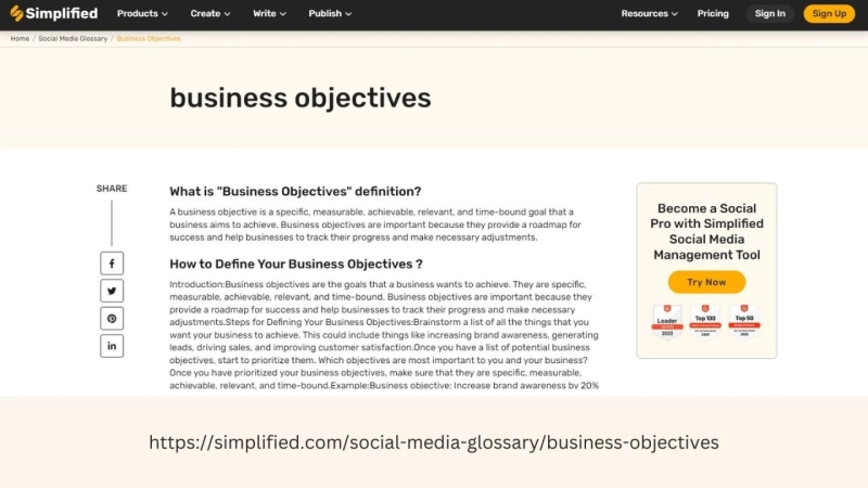 Understanding Business Objectives: Definition and Importance