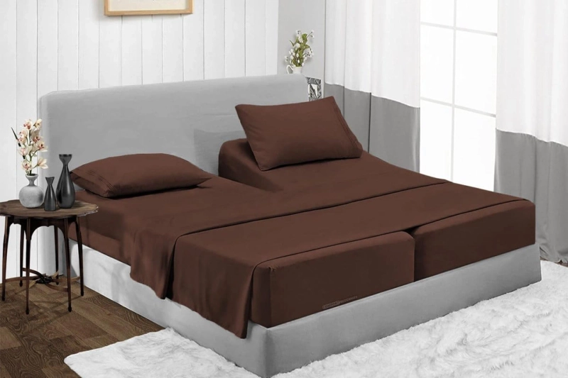 Easy Adjustable & Stylish Look Split Top King Sheets