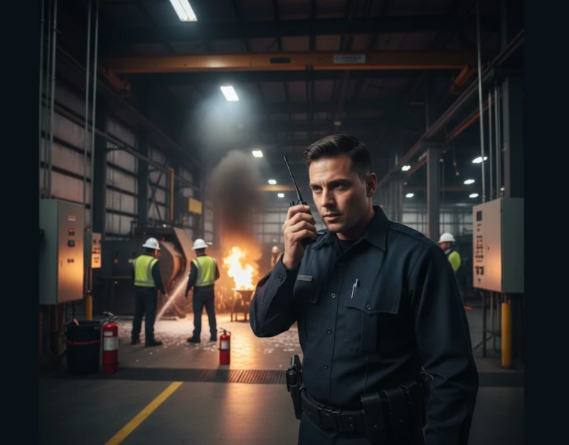 How Does the Security Guard Company in Rowland Heights Respond to Emergency Situations in Factories?