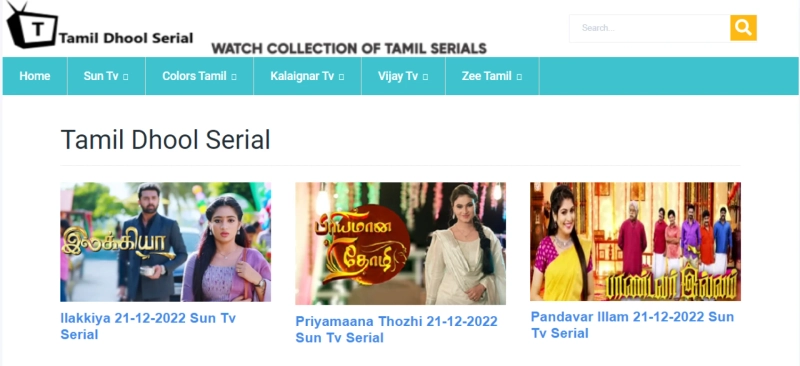 Tamil Dhool Serial - Watch Collection of Tamil serials