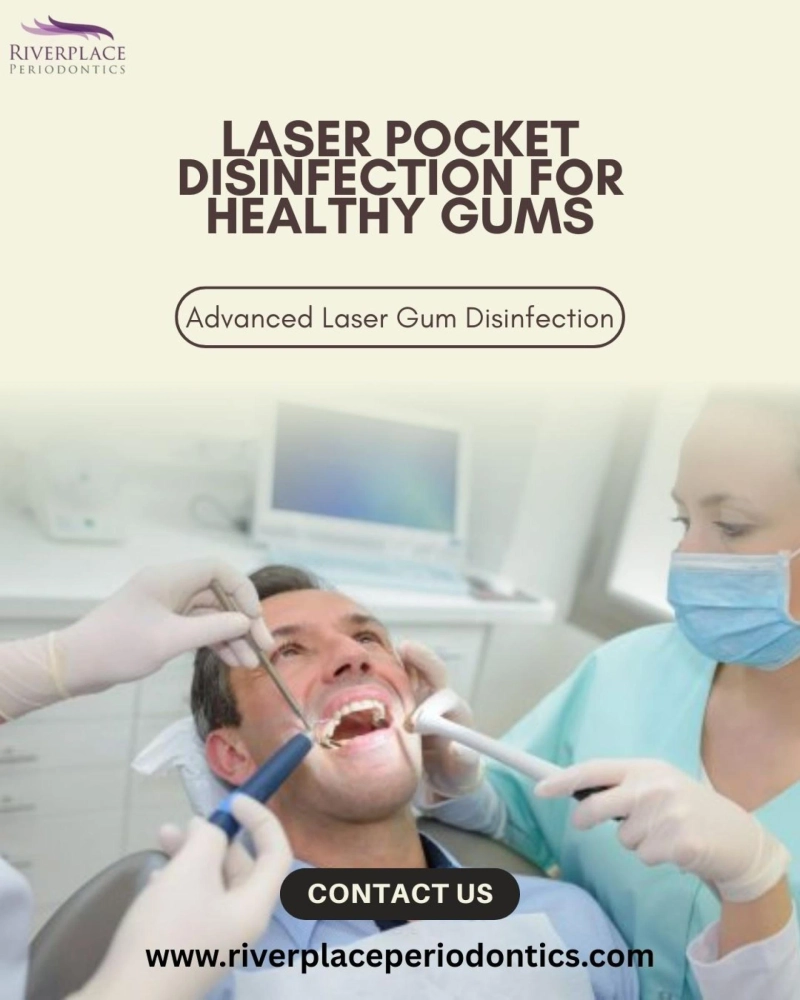 Modern Gum Therapy Using Laser Pocket Disinfection