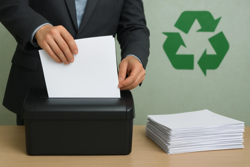 Green Benefits of Choosing a Secure Shredding Service