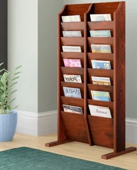 Upgrade Your Home with a Beautiful Wood Magazine Rack - GWG OUTLET