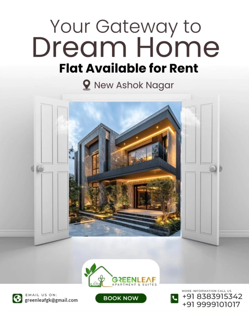 Book Premium Service Apartment in New Ashok Nagar