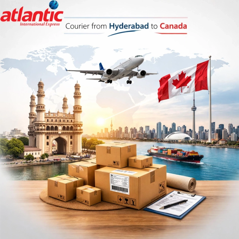 Elegant Gift Delivery from Hyderabad to Canada Made Easy with Atlantic Express