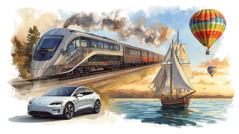 How many types of transportation are there in India?