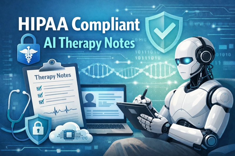 How HIPAA Compliant AI Therapy Notes Protect Patient Data
