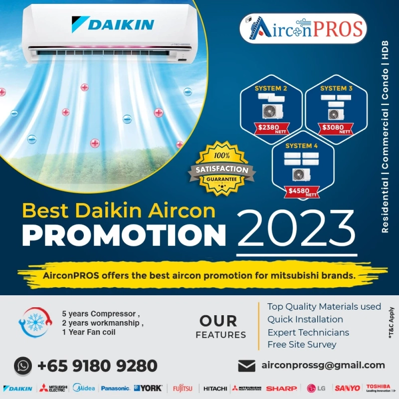 Best Daikin Aircon Promotion company in 2023