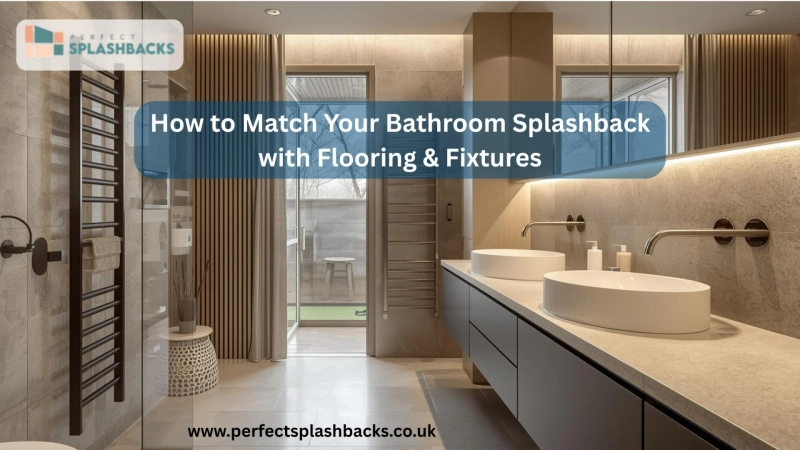 How to Match Your Bathroom Splashback with Flooring & Fixtures
