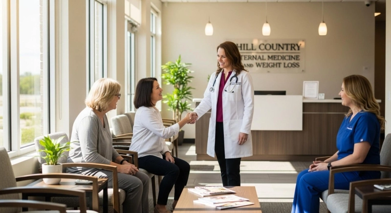 Hill Country Internal medicine and weight loss.