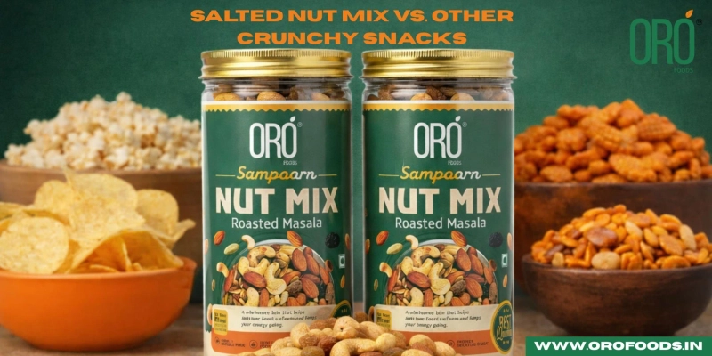 How Does a Salted Nut Mix Compare to Other Crunchy Snack Options?