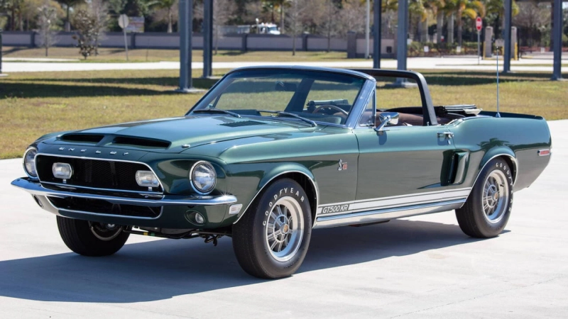 What Are the Rarest Features Found on the 1968 Shelby GT500KR Convertible?