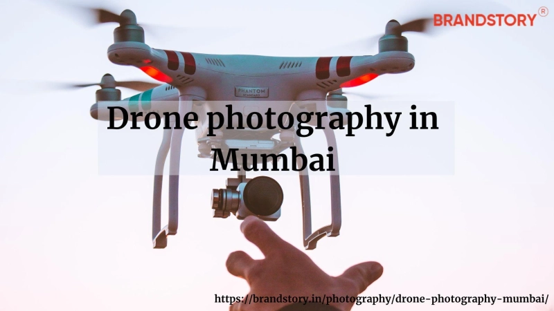 Aerial drone photography in Mumbai