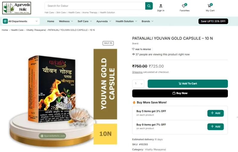 Can Youvan Gold Capsule Boost Energy Levels Naturally? A Look at Its Usage, Benefits, and More