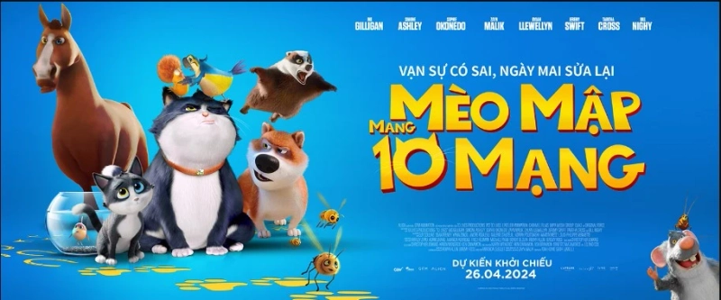 Xem phim Mèo Mập Mang 10 Mạng (2024) FULL HD Vietsub + Thuyết Miễn Phí