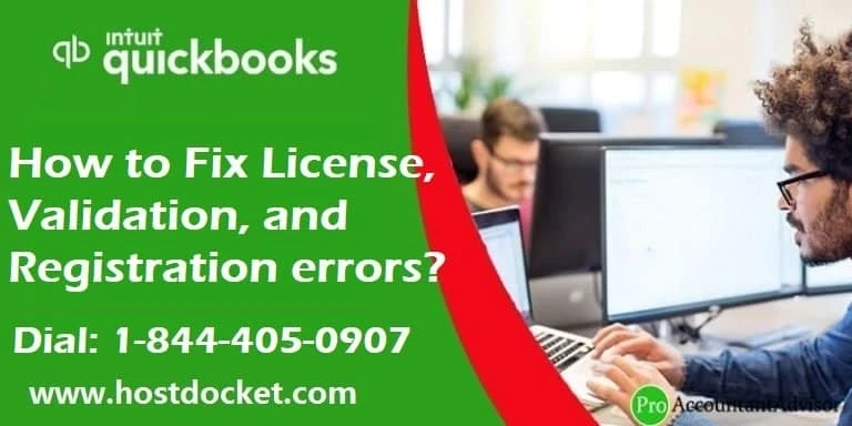 How to fix license, validation, and registration errors in QuickBooks desktop?