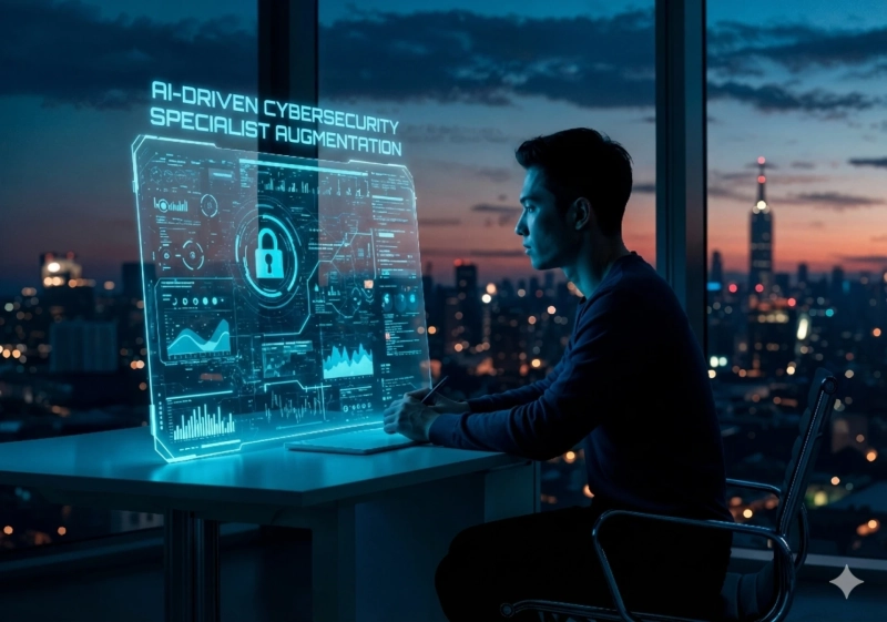 AI-Driven Cybersecurity Specialist Augmentation for Regulated Enterprise Environments