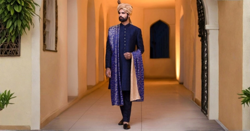 Mens Sherwani Pakistani for Barat & Nikah – USA Collection