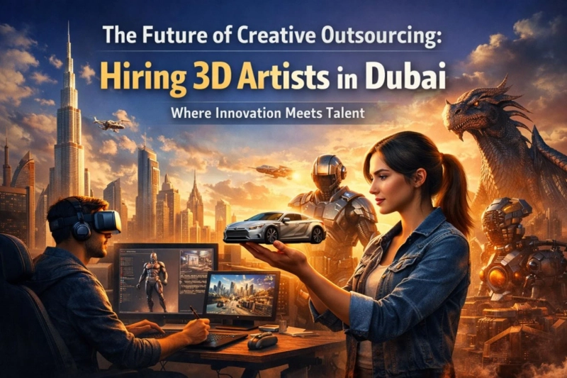 The Future of Creative Outsourcing: Hiring 3D Artists in Dubai