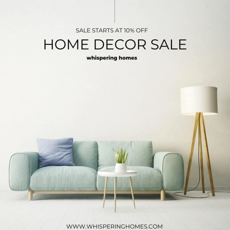 Flat 10% Off On Home Decor Products | Whispering Homes