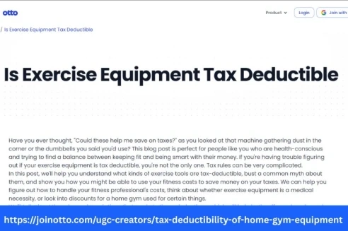 Home Office Fitness: Is Home Gym Equipment Tax Deductible  